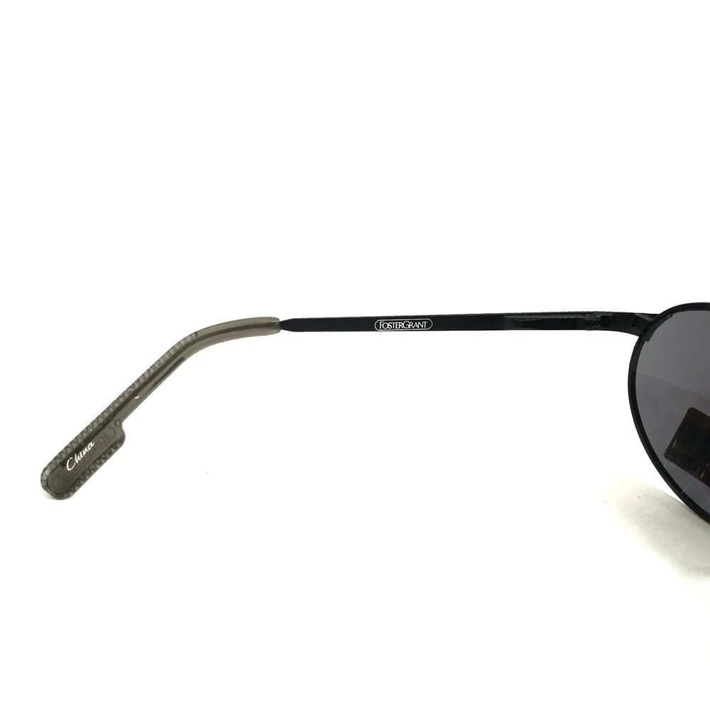 Foster Grant Sunglasses IRONMAN TL5-881 Gunmetal Gold Oval Frames w/ Gray Lenses